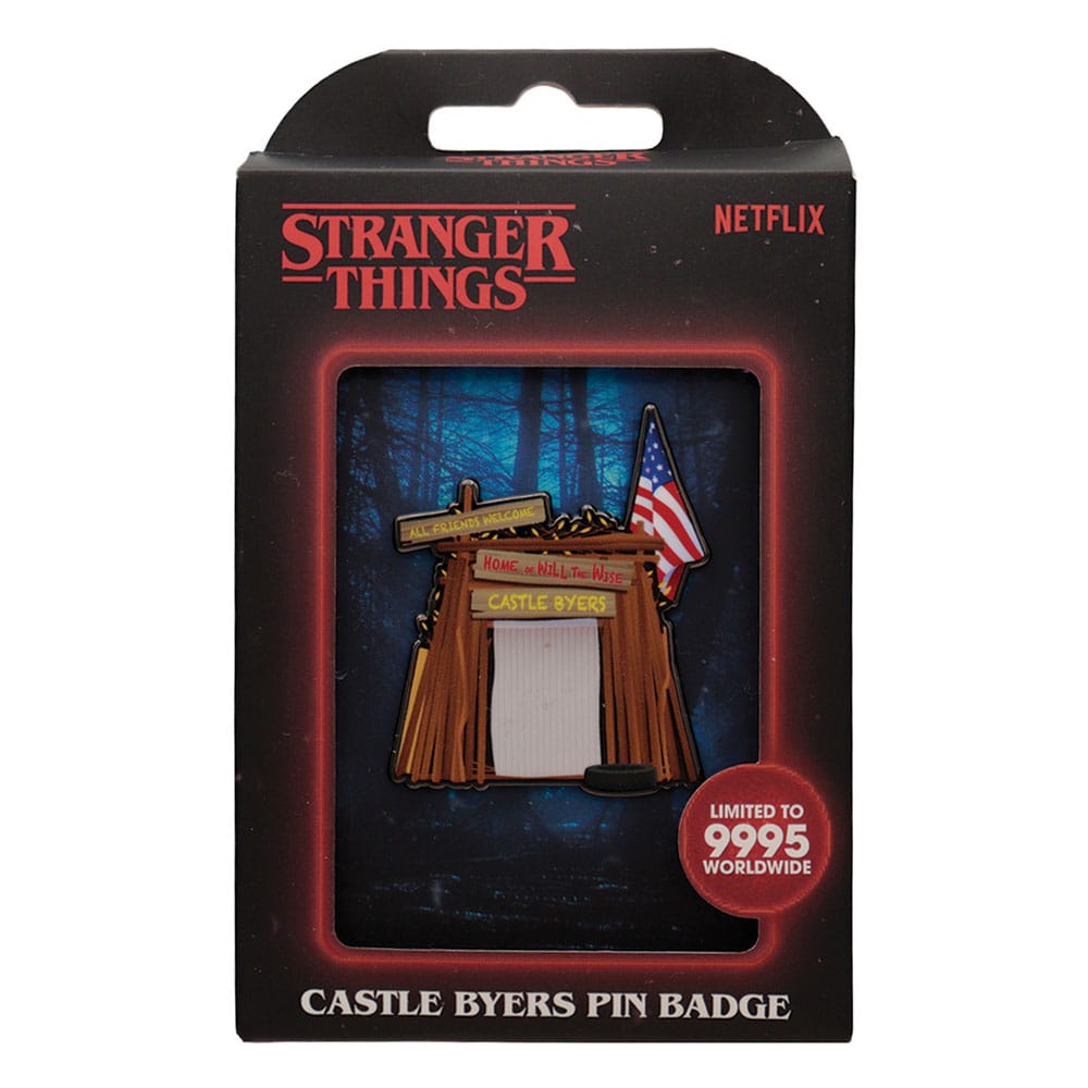 Stranger Things Pin Badge Castle Byers Limited Edition      5060948295123