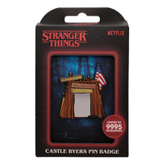 Stranger Things Pin Badge Castle Byers Limited Edition      5060948295123