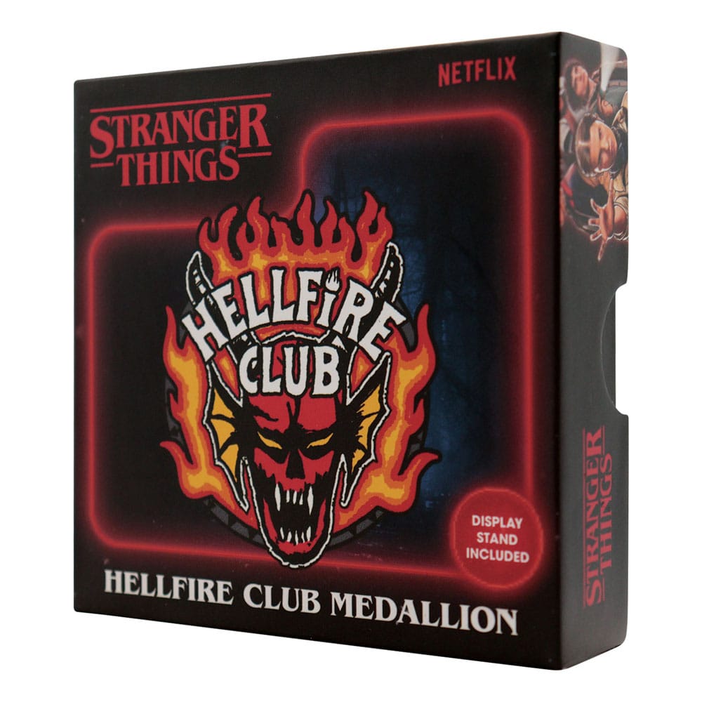 Stranger Things Medallion Hellfire Club Limited Edition   5060948295154