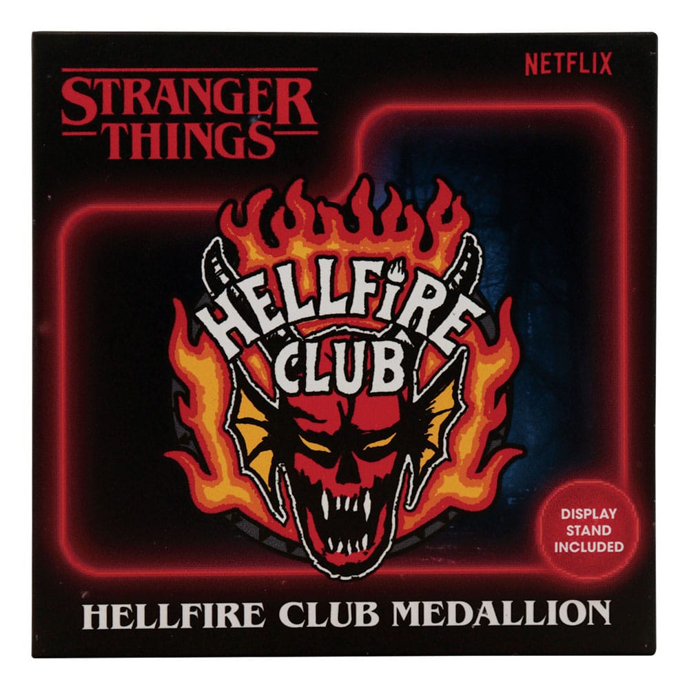 Stranger Things Medallion Hellfire Club Limited Edition   5060948295154