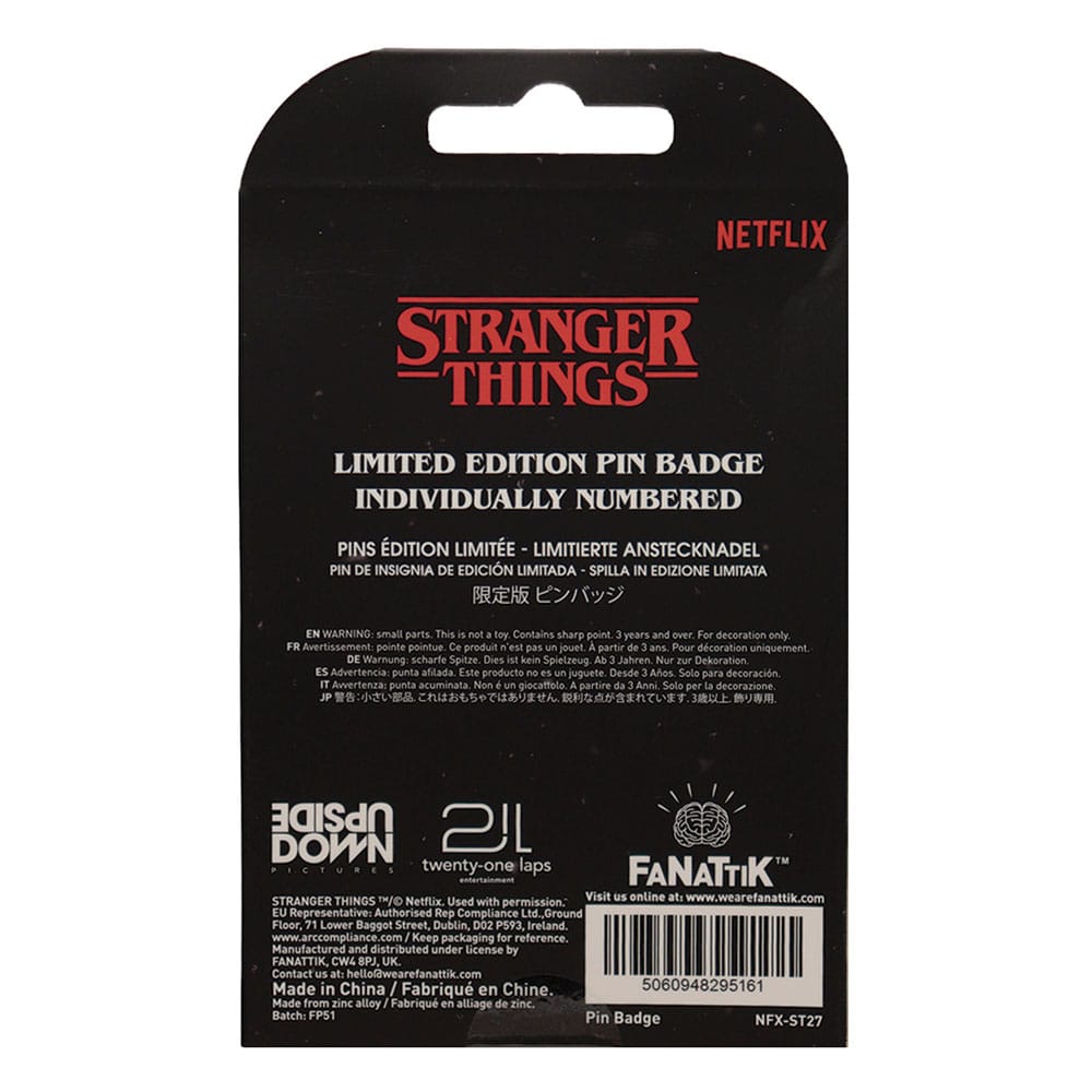 Stranger Things Pin Badge The Squawk Limited Edition      5060948295161