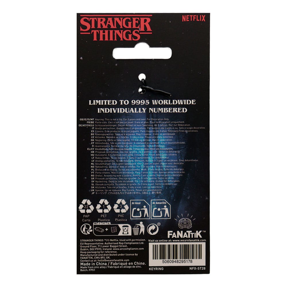 Stranger Things Keychain The Squawk Limited Edition           5060948295178