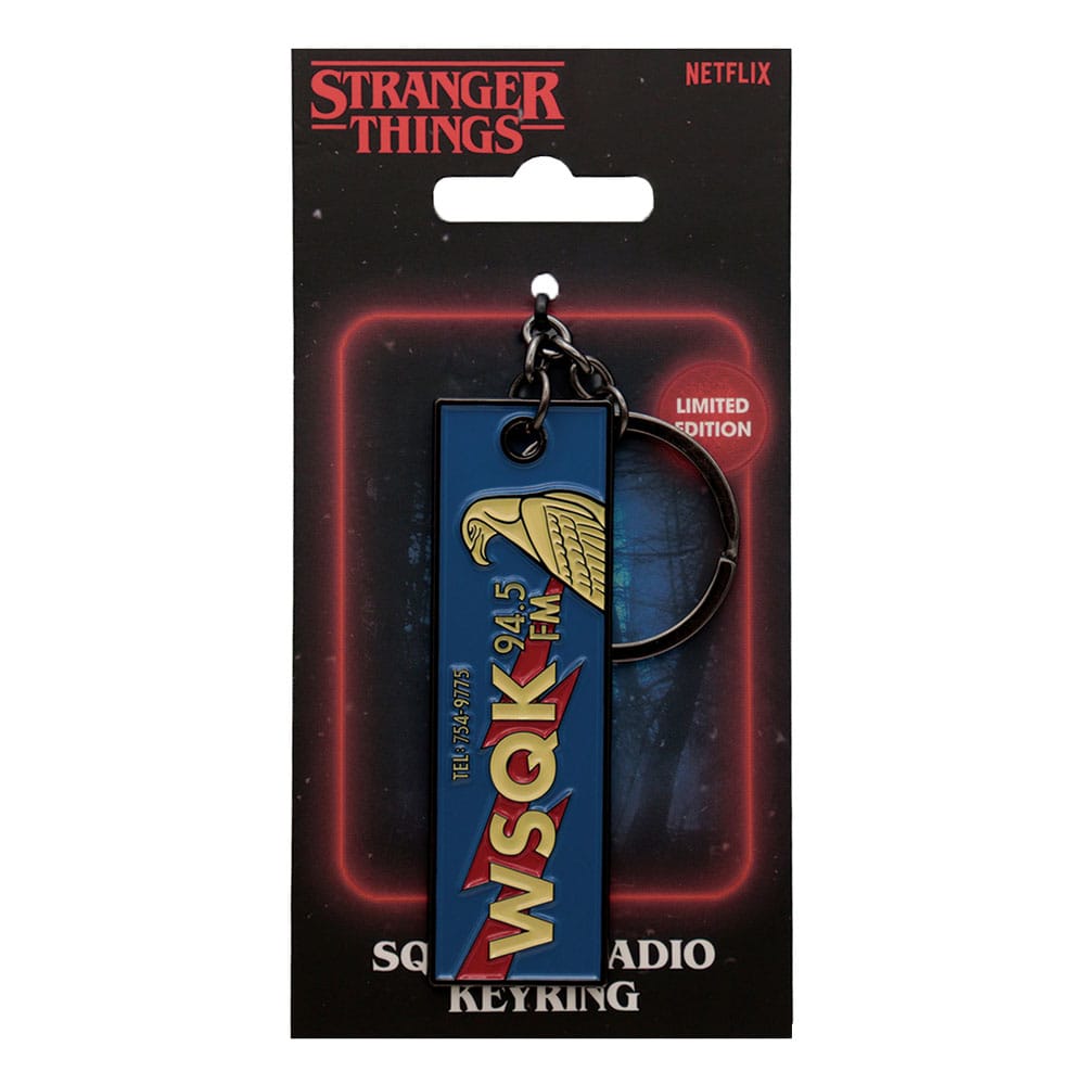 Stranger Things Keychain The Squawk Limited Edition           5060948295178