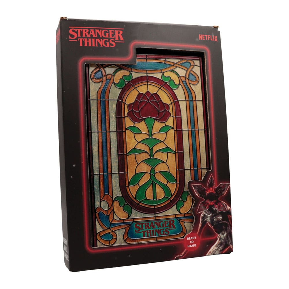 Stranger Things Resin Plaque Creel House Stained Glass Window 5060948295185