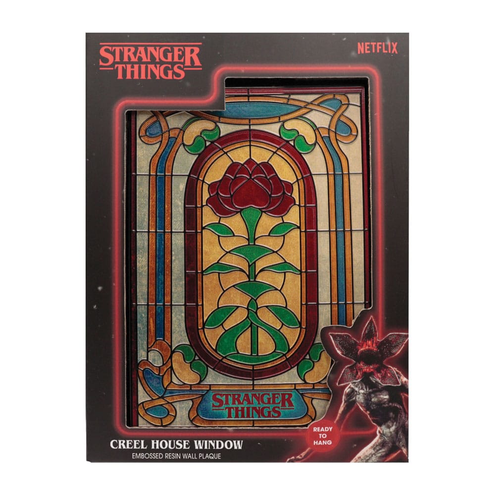 Stranger Things Resin Plaque Creel House Stained Glass Window 5060948295185