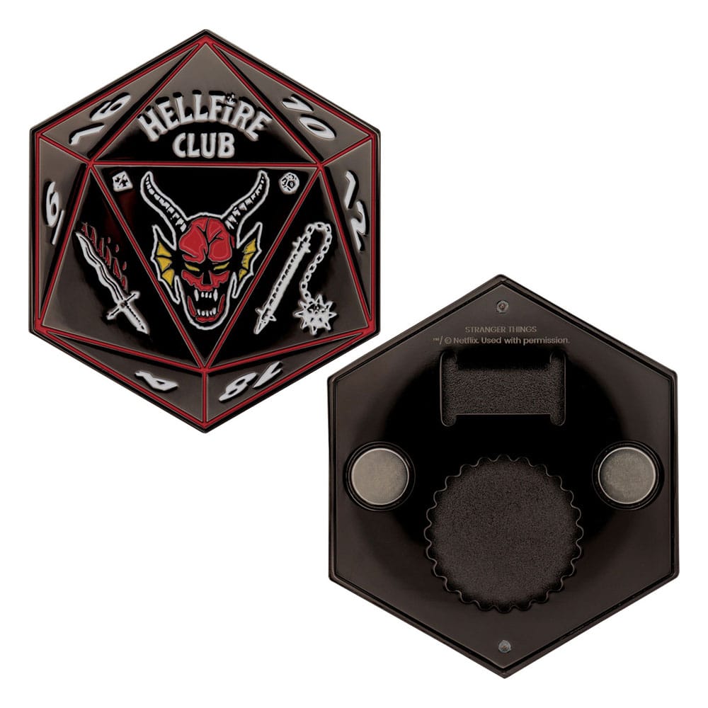 Stranger Things Bottle Opener Hellfire Club 5060948296878