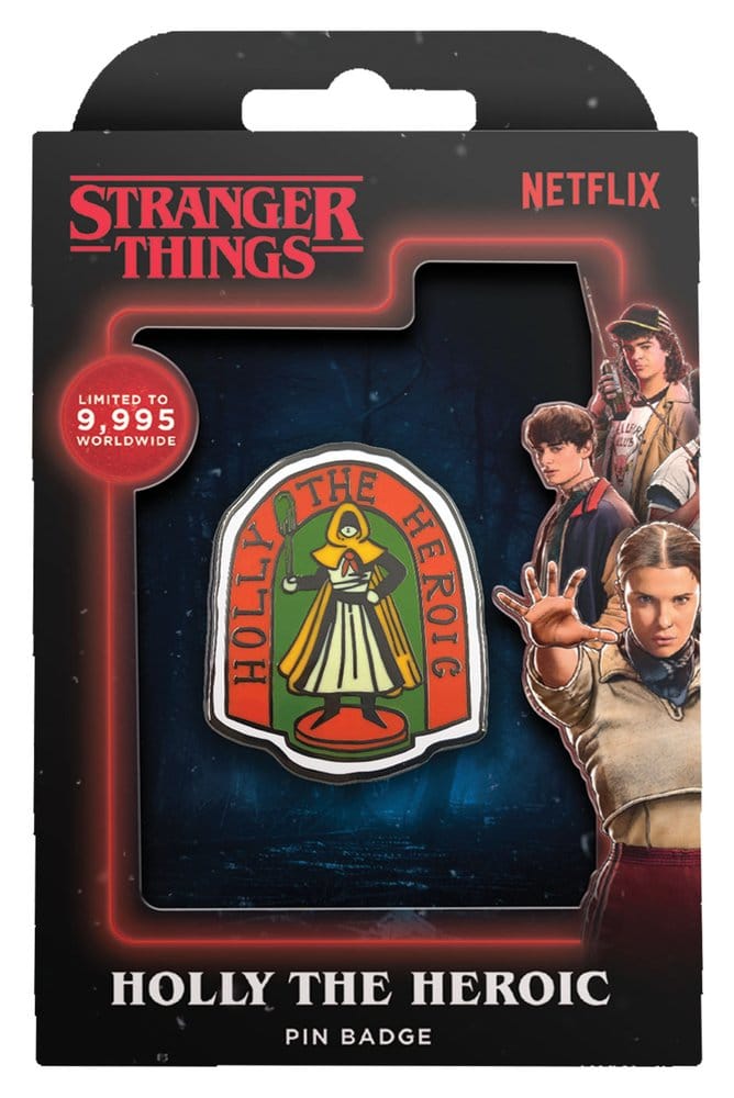 Stranger Things Ansteck-Pin Holly The Heroic Limited EditionStranger Things Pin Badge Holly The Heroic Limited EditionStranger Things Pin Holly The Heroic Limited EditionStranger Things Chapa Holly The Heroic Limited Edition 5061114760162
