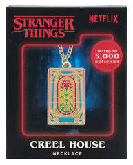 Stranger Things Necklace Creel House Window Limited Edition 3 x 2 cm 5061114760902