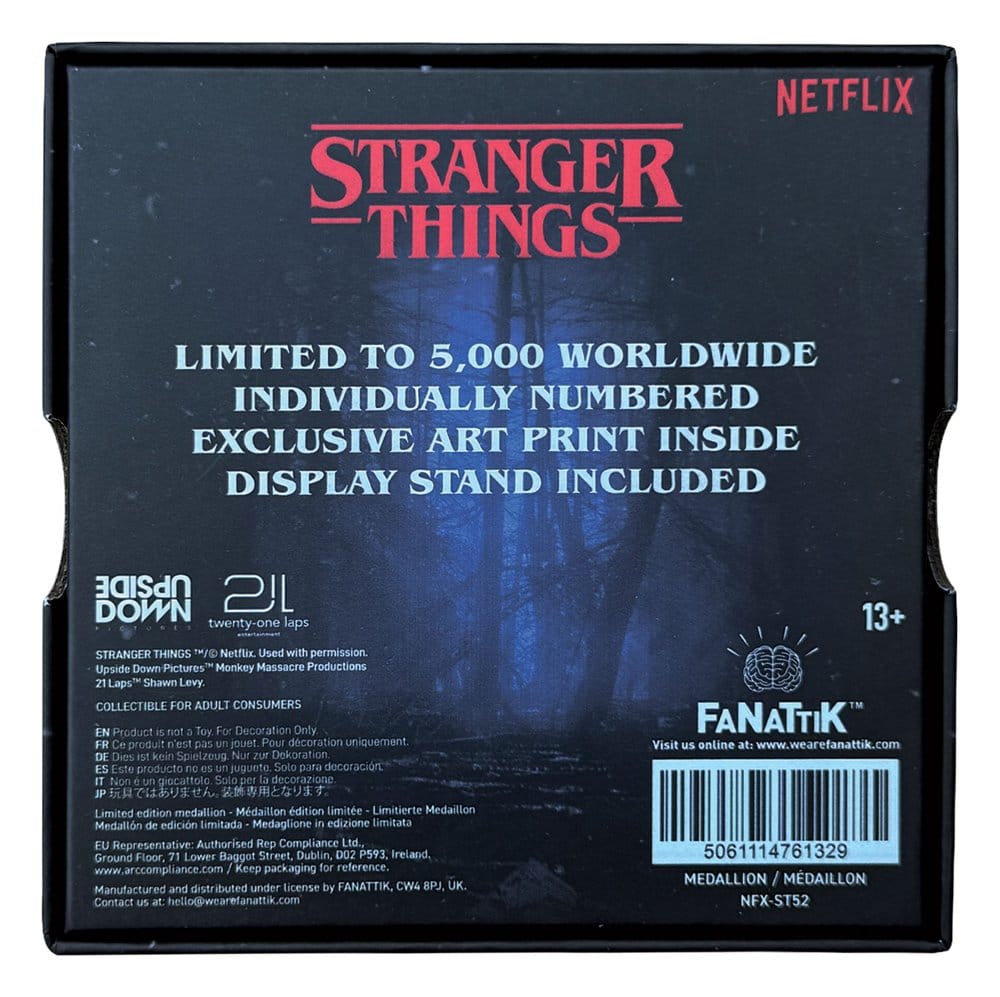 Stranger Things Medallion Eleven & Mind Flayer Limited Edition 5061114761329