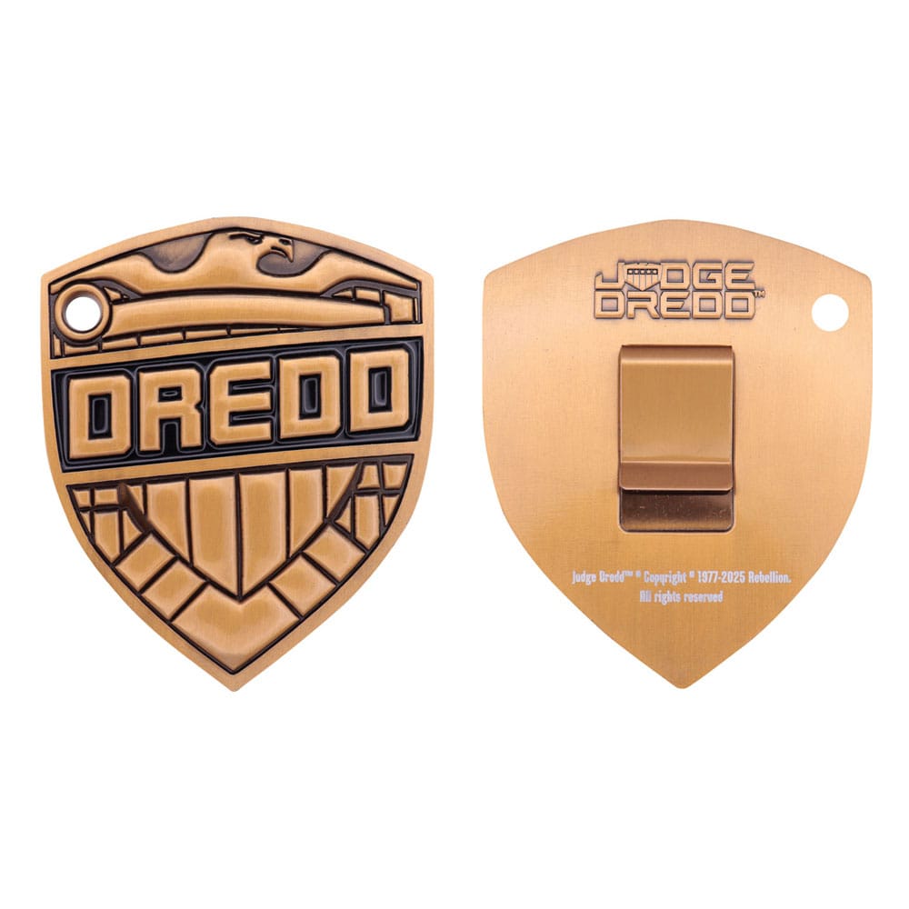 2000 AD Replica Judge Dredd Badge Limited Edition     5060948297110
