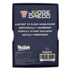 2000 AD Replica Judge Dredd Badge Limited Edition     5060948297110