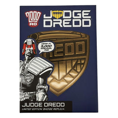 2000 AD Replica Judge Dredd Badge Limited Edition     5060948297110