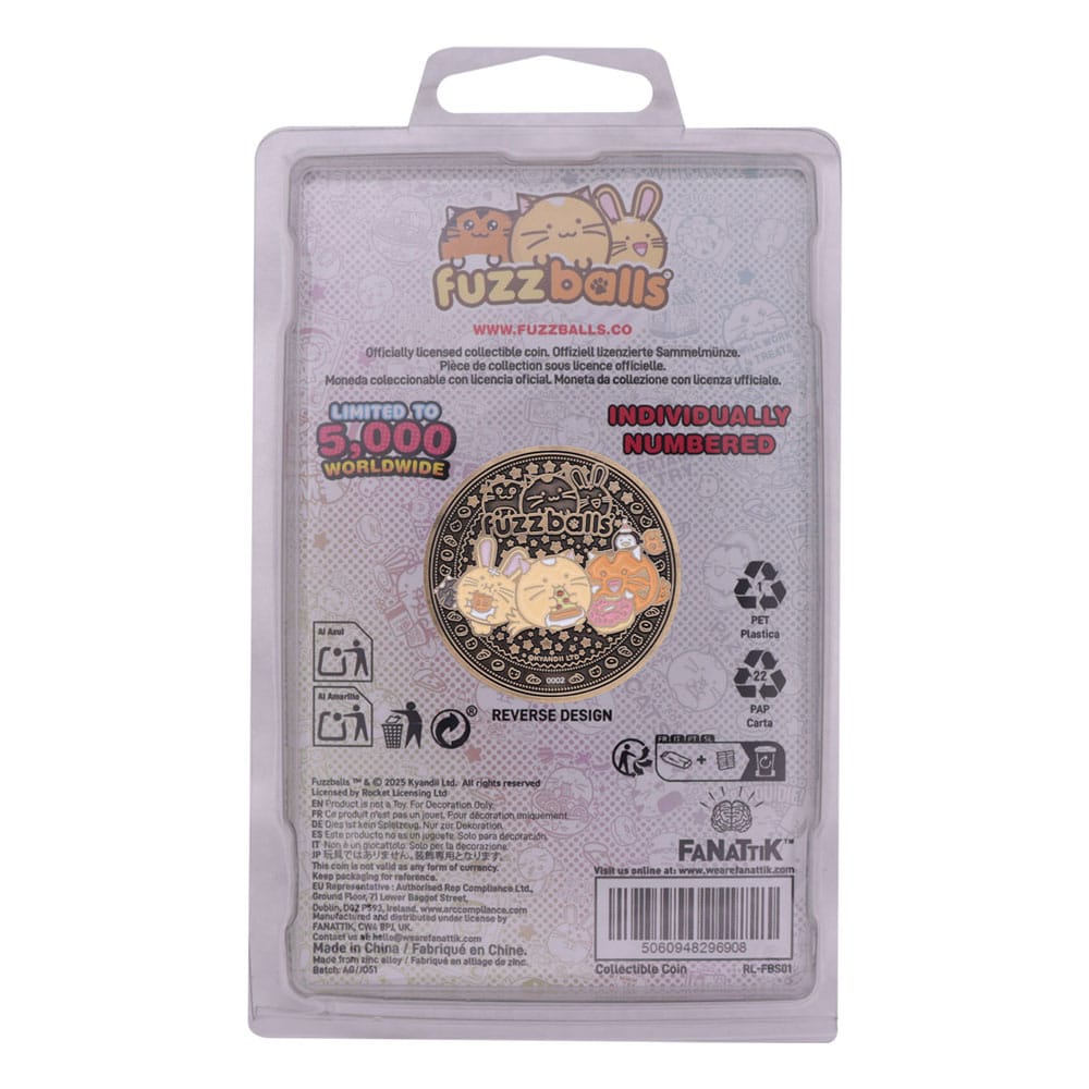 Fuzzballs Collectable Coin Whisky Limited Edition  5060948296908