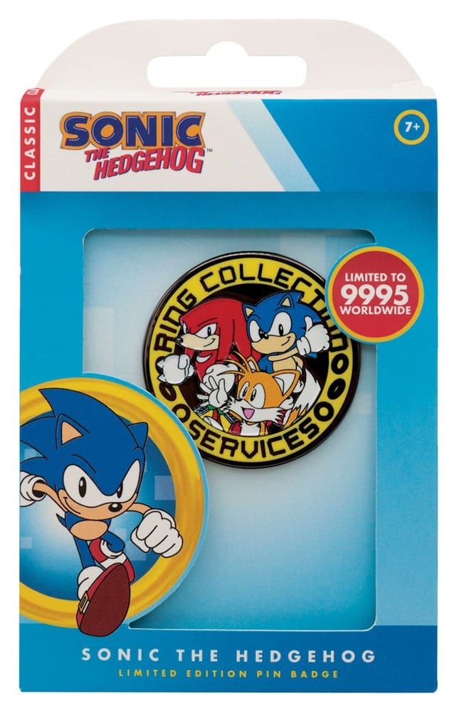 Sonic - The Hedgehog Pin Badge Sonic, Tails, Knuckles Limited Edition         5060948298599