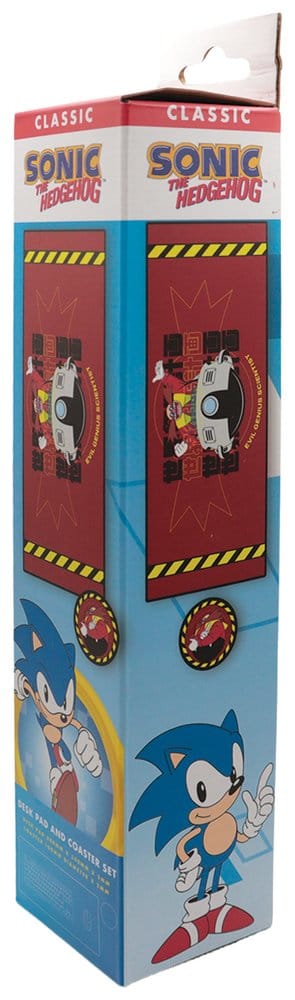 Sonic - The Hedgehog Desk Pad & Coaster Set Dr. Eggman 5060948298650