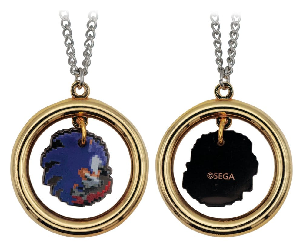 Sonic - The Hedgehog Necklace with Pendant Ring 5060948298667