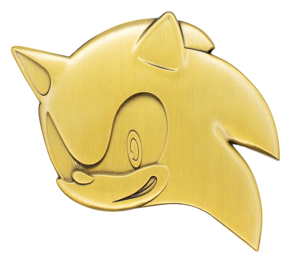 Sonic the Hedgehog Medallion Set 35th Anniversary Then & Now Limited Edition 5060948298728