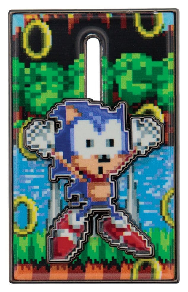 Sonic The Hedgehog Pin Badge Moving 5060948299077