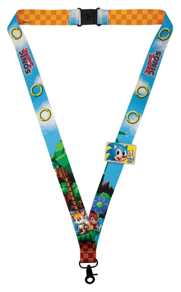 Sonic The Hedgehog Lanyard & Pin Badge Set 5061114760124