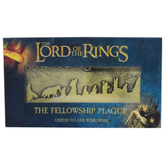 Lord of the Rings The Fellowship Plaque Limit 5060662465833