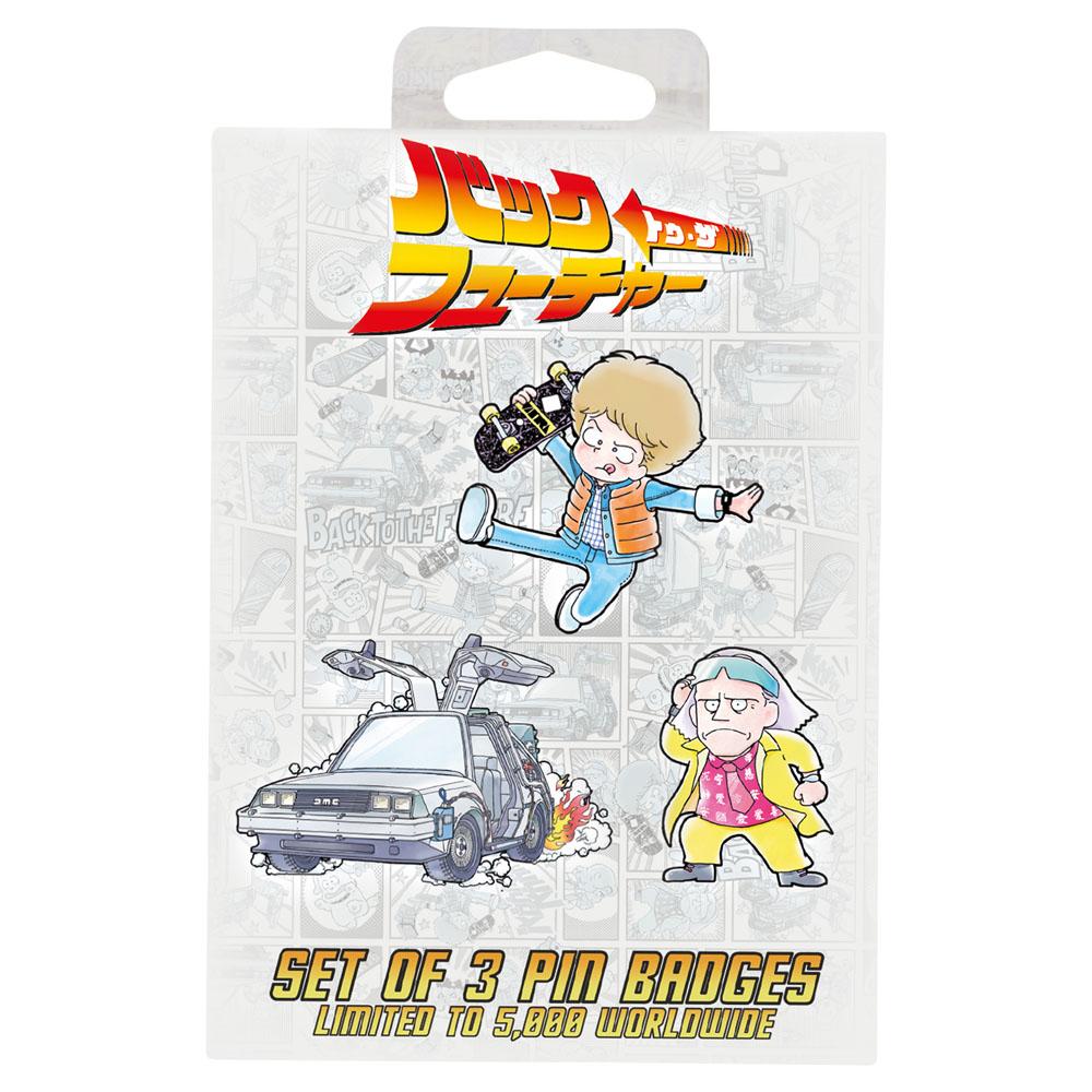 Back to the Future Pin Badge Set Limited Japanese Edition 5060948290524