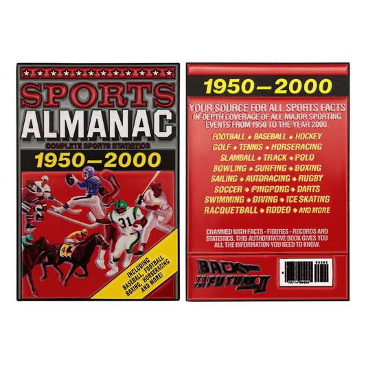 Back to the Future Ingot Sport Almanac Limited Edition 5060948292580