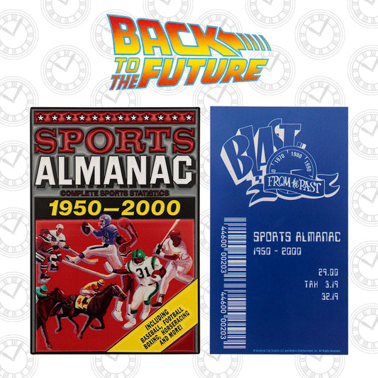 Back to the Future Ingot Sport Almanac Limite 5060948292580