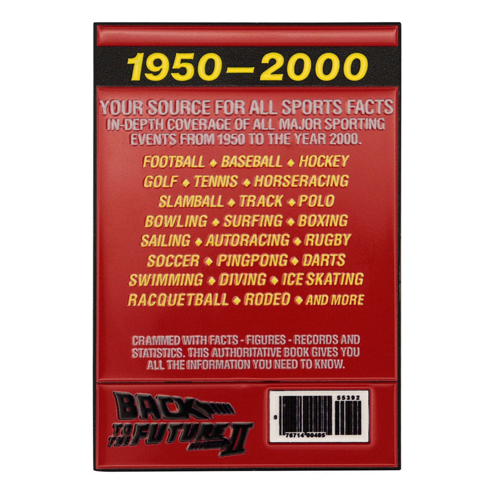 Back to the Future Ingot Sport Almanac Limited Edition 5060948292580