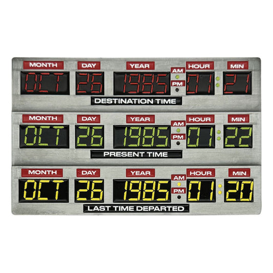 Back To The Future Ingot 40th Anniversary Time Circuits Limited Edition  5060948293716