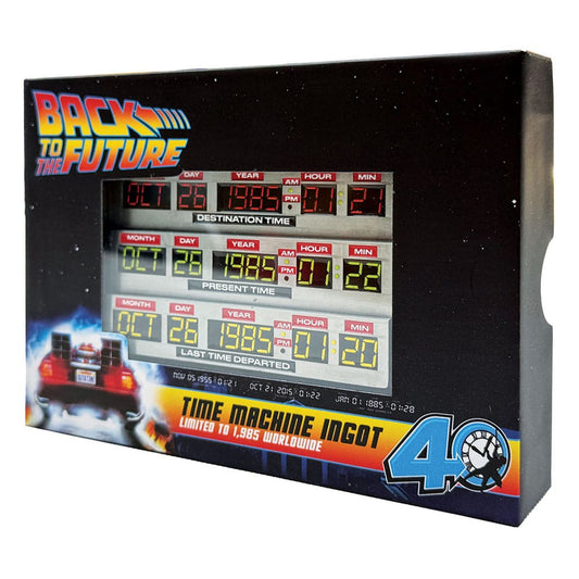 Back To The Future Ingot 40th Anniversary Time Circuits Limited Edition  5060948293716