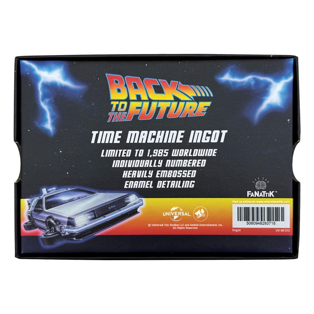 Back To The Future Ingot 40th Anniversary Time Circuits Limited Edition  5060948293716