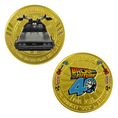 Back To The Future Collectable Coin 40th Anniversary Limited Edition          5060948296489