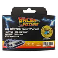 Back To The Future Collectable Coin 40th Anniversary Limited Edition          5060948296489