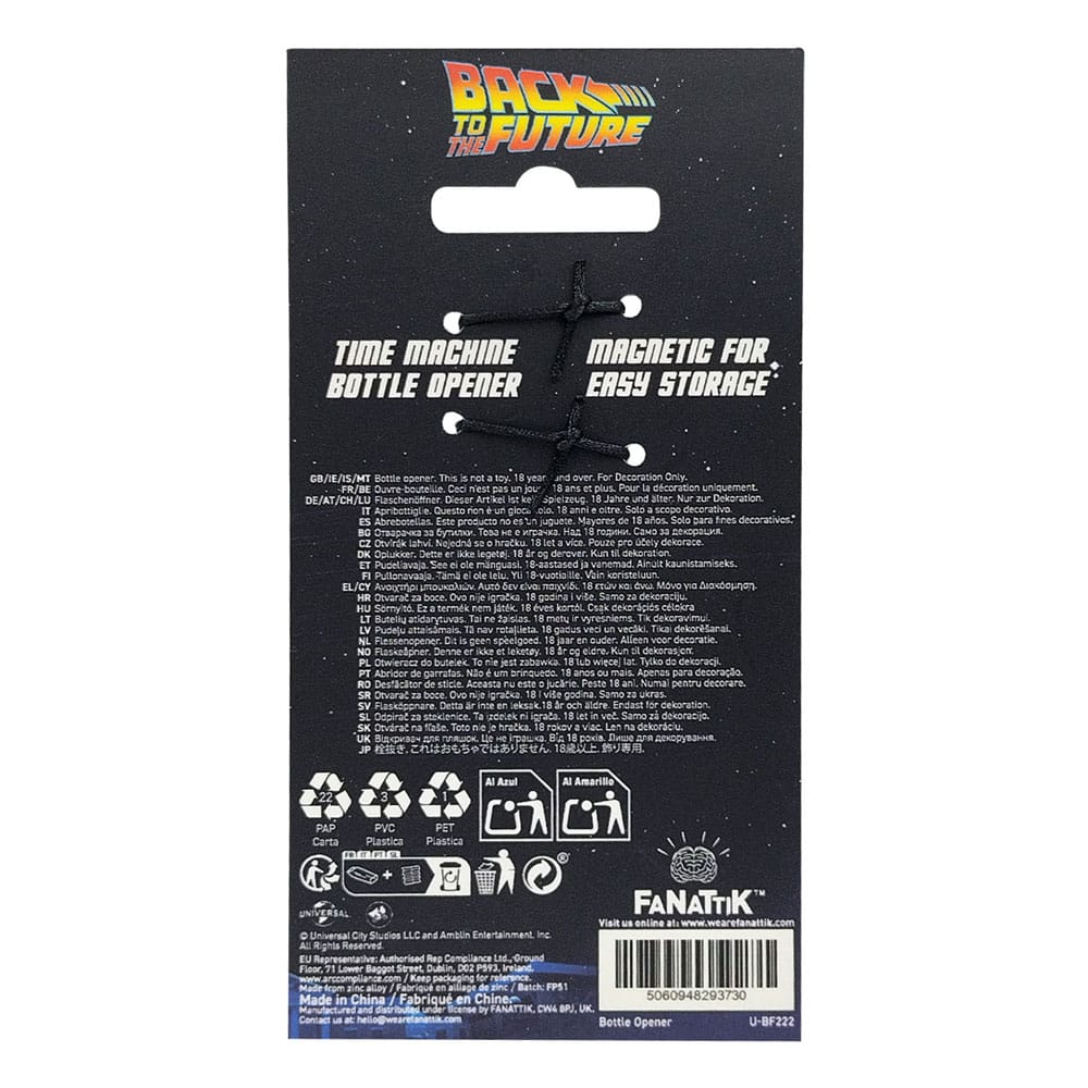 Back To The Future Bottle Opener DeLorean 5060948293730