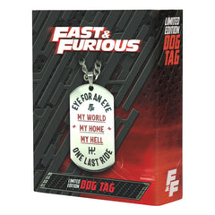 Fast & Furious Dog Tags with ball chain  5060948297424