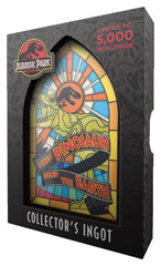 Jurassic Park Ingot Stained Glass Style Metal 11 cm 5060948299992