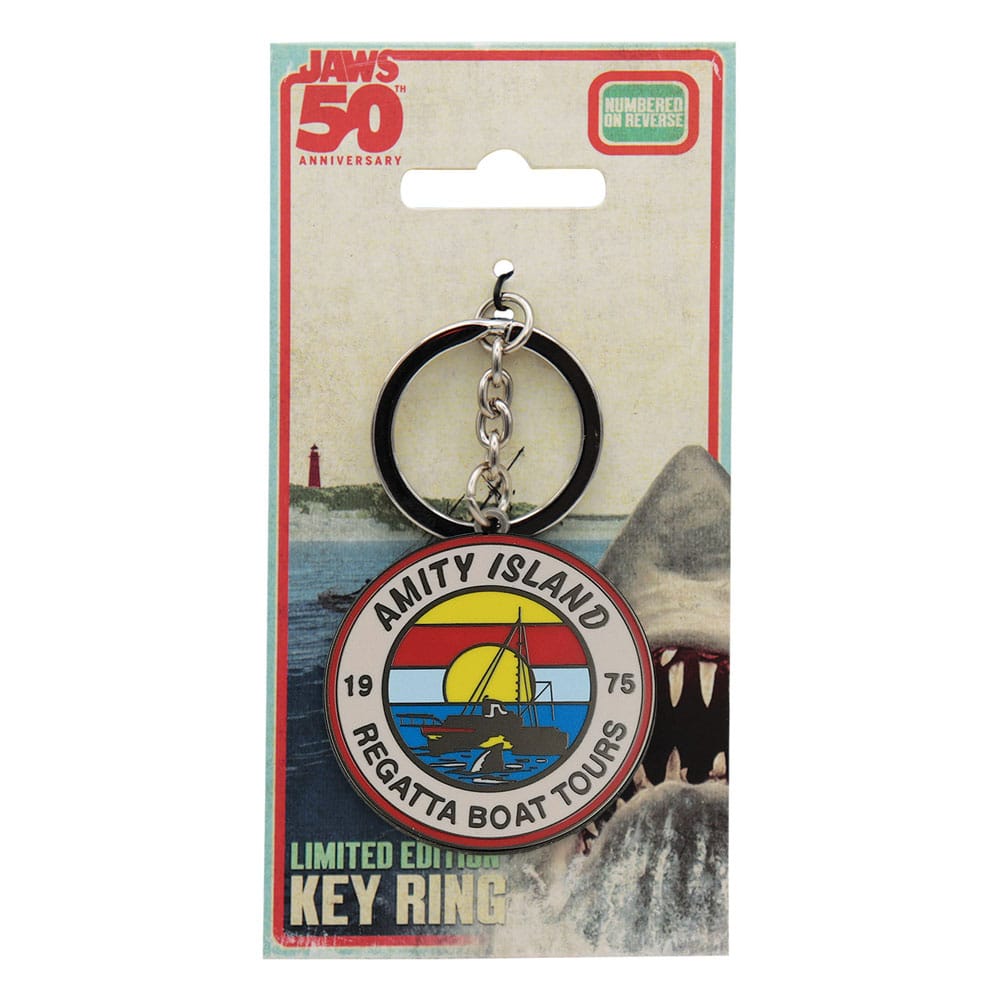 Jaws Keychain 50th Anniversary Regatta Boat Tour Limited Edition 5060948297325