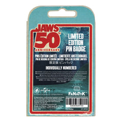 Jaws Pin Badge 50th Anniversary Ship in Bottle 5060948297332