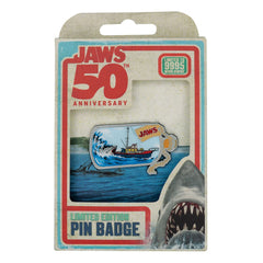 Jaws Pin Badge 50th Anniversary Ship in Bottle 5060948297332