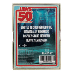 Jaws Ingot 50th Anniversary Poster Limited Edition            5060948297585