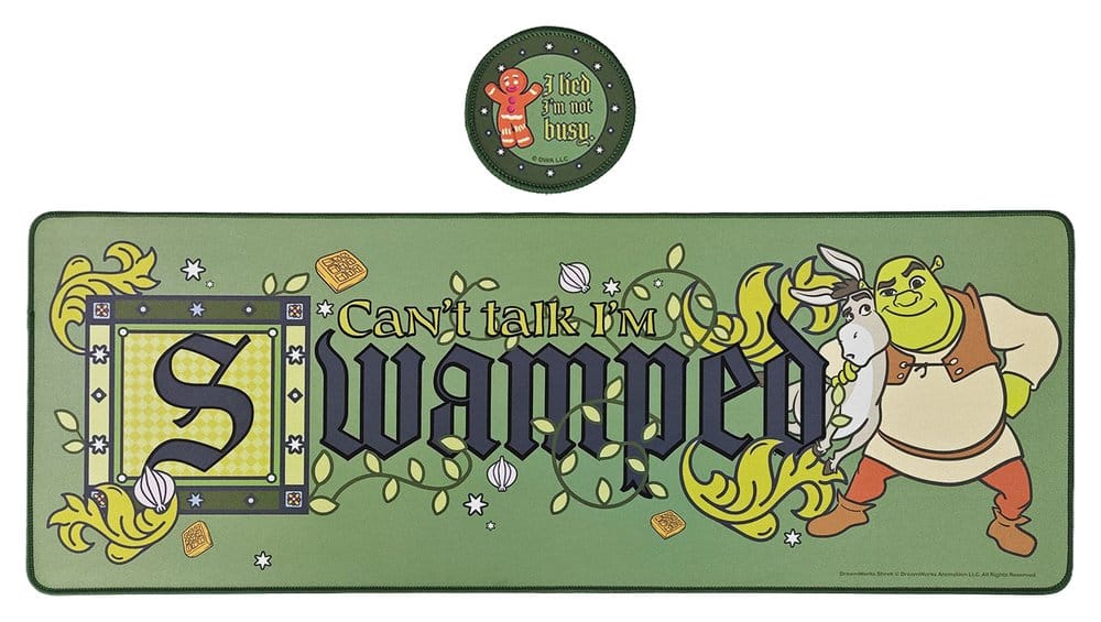 Shrek Desk Pad & Coaster Set 5061114760322