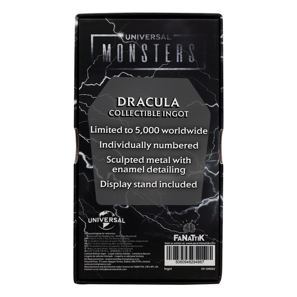 Universal Monsters Ingot Dracula Limited Edition 5060948294867