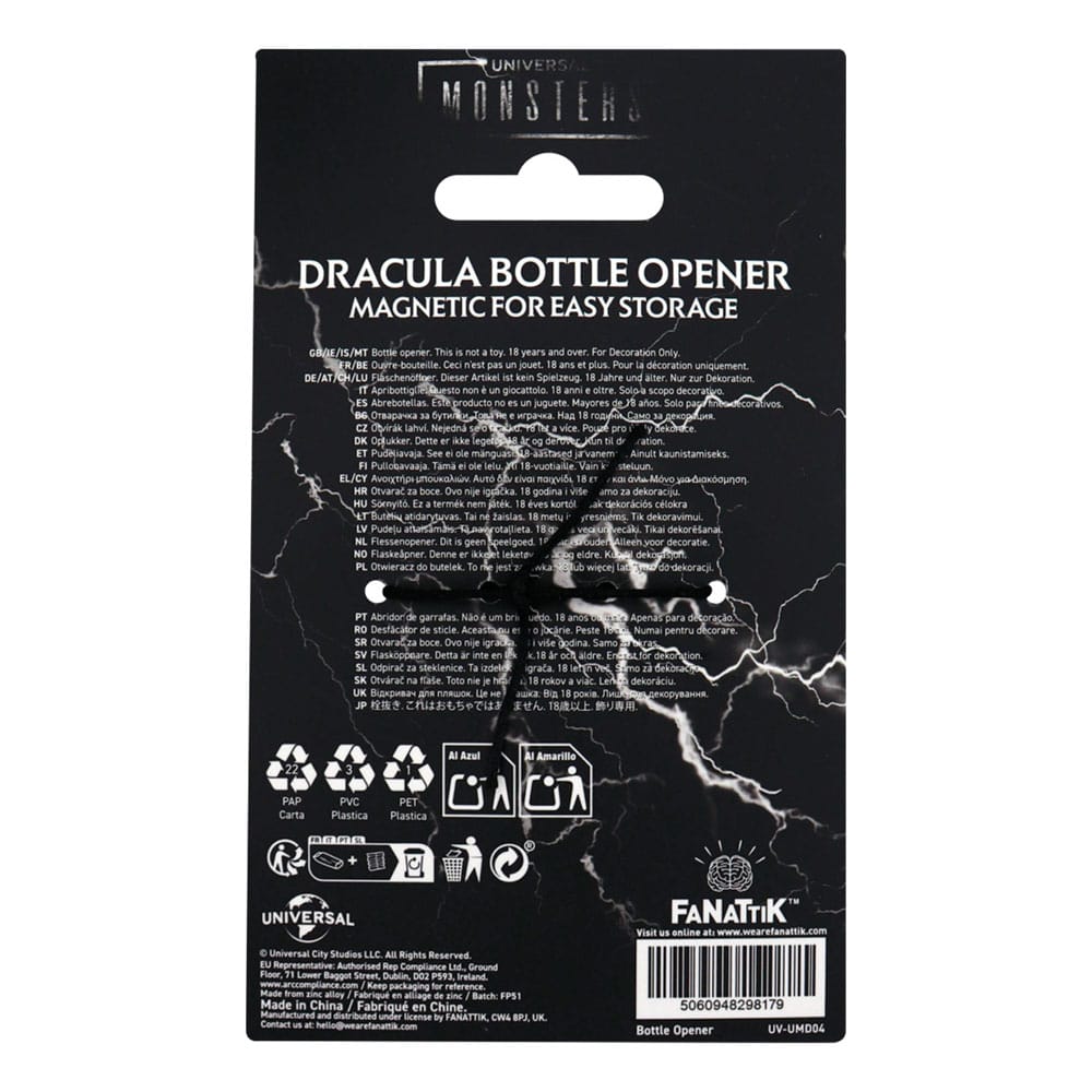 Universal Monsters Bottle Opener Dracula 5060948298179