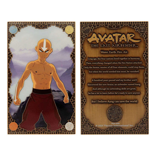 Avatar The Last Airbender Ingot Aang Limited Edition 5060948295024