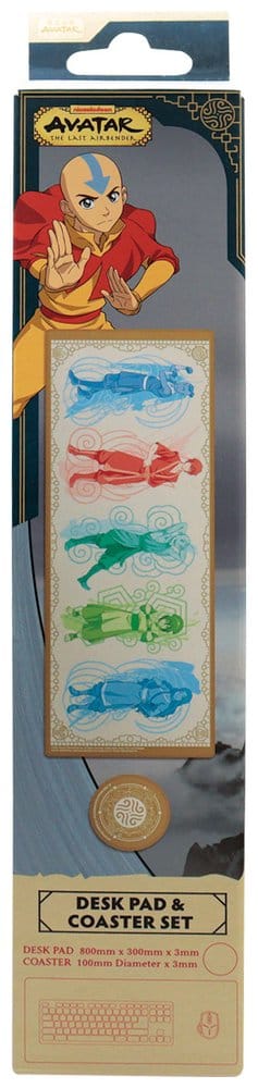 Avatar: The Last Airbender Desk Pad & Coaster Set Elements 506094829897