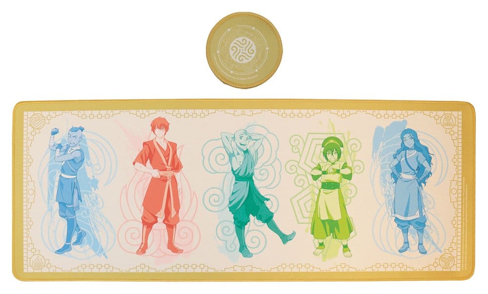 Avatar: The Last Airbender Desk Pad & Coaster Set Elements 506094829897