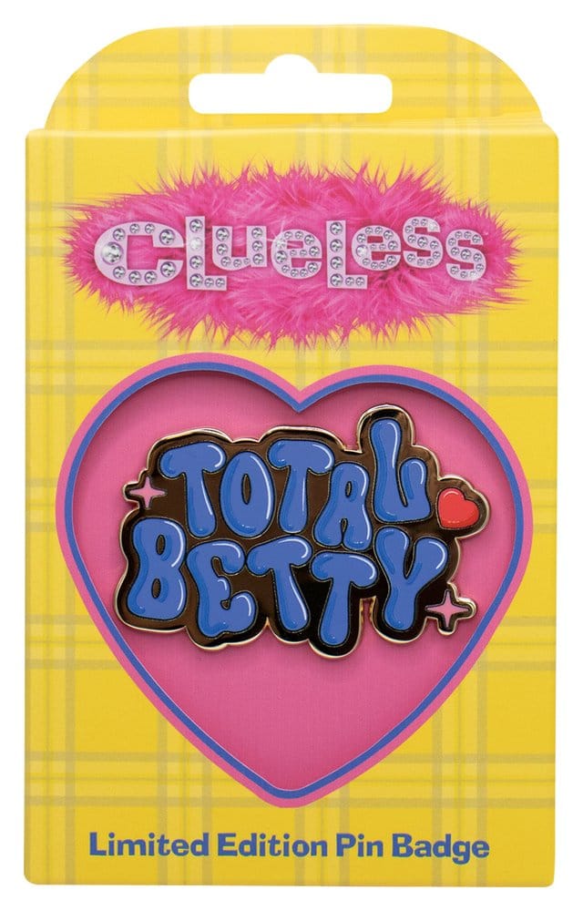Clueless Pin Badge Total Betty Limited Edition 5061114760667