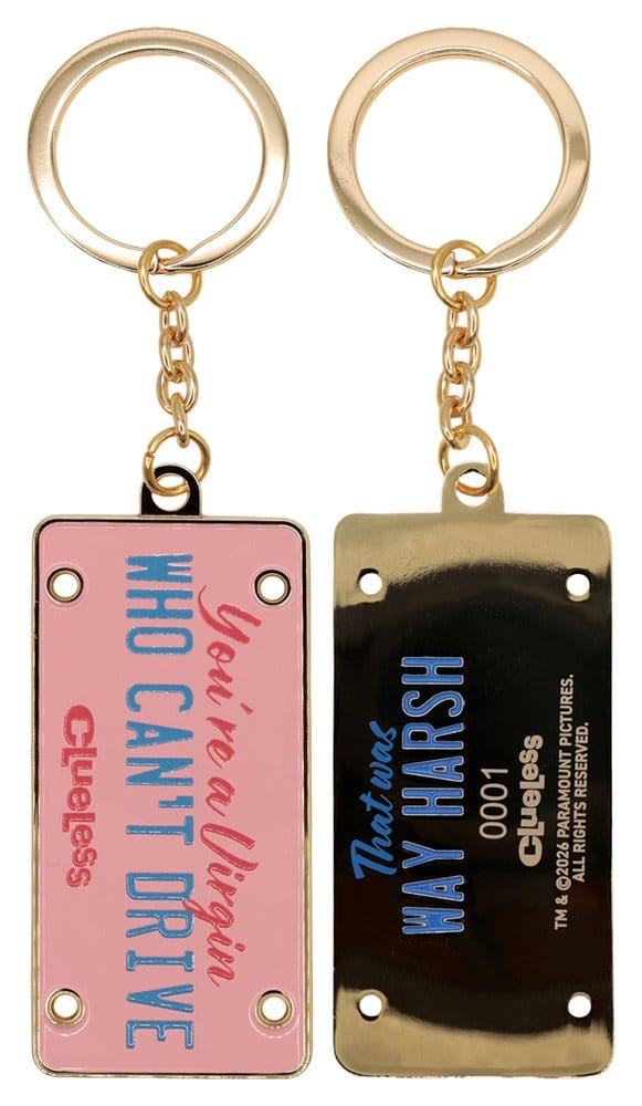Clueless Keyring License Plate Limited Edition 5061114760674