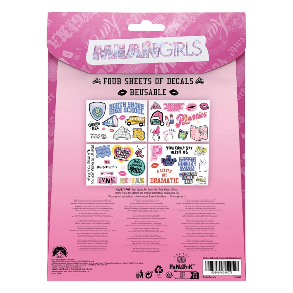 Mean Girls Tech Sticker Pack  5060948296076