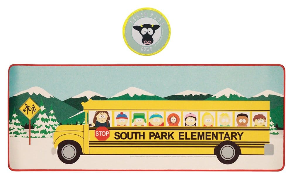 South Park Desk Pad & Coaster Set Elementary School Bus 5060948299886